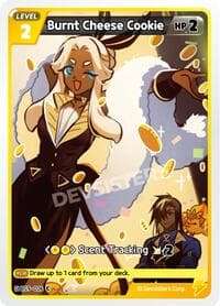 Burnt Cheese Cookie (Ver. 3) - A Game of Truth and Deceit - CookieRun: Braverse TCG card