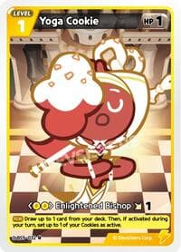 Yoga Cookie - A Game of Truth and Deceit - CookieRun: Braverse TCG card