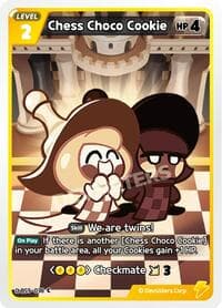 Chess Choco Cookie - A Game of Truth and Deceit - CookieRun: Braverse TCG card