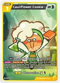 Cauliflower Cookie - A Game of Truth and Deceit - CookieRun: Braverse TCG card