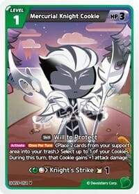 Mercurial Knight Cookie - A Game of Truth and Deceit - CookieRun: Braverse TCG card
