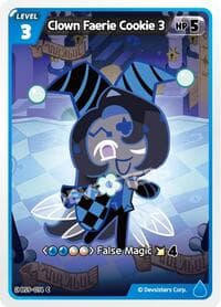 Clown Faerie Cookie 3 - A Game of Truth and Deceit - CookieRun: Braverse TCG card