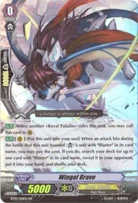 Wingal Brave - BT05: Awakening of Twin Blades - Cardfight Vanguard card