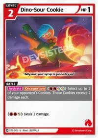 Dino-Sour Cookie - Starter Deck Assortment 1 - CookieRun: Braverse TCG card