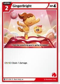 GingerBright (006) (Ver. 1) - Starter Deck Assortment 1 - CookieRun: Braverse TCG card
