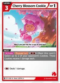 Cherry Blossom Cookie - Starter Deck Assortment 1 - CookieRun: Braverse TCG card