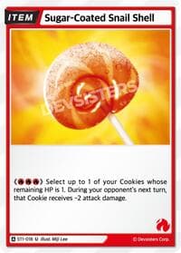 Sugar-Coated Snail Shell - Starter Deck Assortment 1 - CookieRun: Braverse TCG card