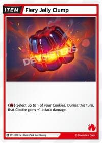 Fiery Jelly Clump - Starter Deck Assortment 1 - CookieRun: Braverse TCG card
