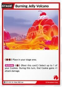 Burning Jelly Volcano - Starter Deck Assortment 1 - CookieRun: Braverse TCG card
