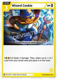 Wizard Cookie - Starter Deck Assortment 1 - CookieRun: Braverse TCG card