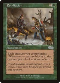 Retaliation - Urza's Saga - Magic: The Gathering card