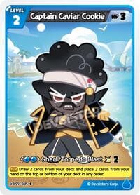 Captain Caviar Cookie (Ver. 1) - A Game of Truth and Deceit - CookieRun: Braverse TCG card