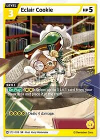 Eclair Cookie - Starter Deck Assortment 1 - CookieRun: Braverse TCG card
