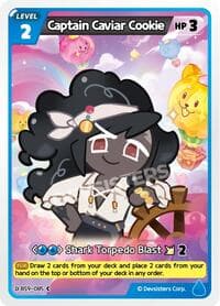 Captain Caviar Cookie (Ver. 2) - A Game of Truth and Deceit - CookieRun: Braverse TCG card