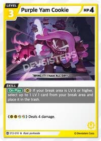 Purple Yam Cookie - Starter Deck Assortment 1 - CookieRun: Braverse TCG card