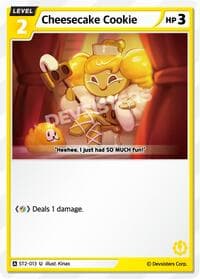 Cheesecake Cookie - Starter Deck Assortment 1 - CookieRun: Braverse TCG card