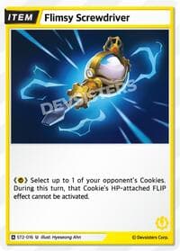 Flimsy Screwdriver - Starter Deck Assortment 1 - CookieRun: Braverse TCG card