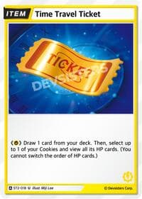 Time Travel Ticket - Starter Deck Assortment 1 - CookieRun: Braverse TCG card
