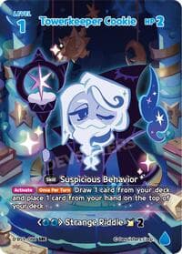 Towerkeeper Cookie (SEC) - A Game of Truth and Deceit - CookieRun: Braverse TCG card
