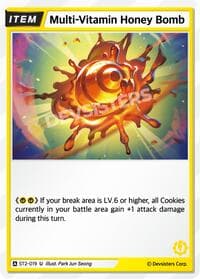 Multi-Vitamin Honey Bomb - Starter Deck Assortment 1 - CookieRun: Braverse TCG card