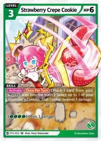 Strawberry Crepe Cookie - Starter Deck Assortment 1 - CookieRun: Braverse TCG card