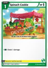 Spinach Cookie - Starter Deck Assortment 1 - CookieRun: Braverse TCG card