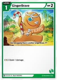 GingerBrave (012) - Starter Deck Assortment 1 - CookieRun: Braverse TCG card