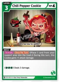 Chili Pepper Cookie - Starter Deck Assortment 1 - CookieRun: Braverse TCG card