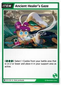 Ancient Healer's Gaze - Starter Deck Assortment 1 - CookieRun: Braverse TCG card
