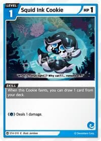 Squid Ink Cookie - Starter Deck Assortment 1 - CookieRun: Braverse TCG card