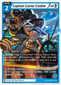 Captain Caviar Cookie - Starter Deck Assortment 1 - CookieRun: Braverse TCG card