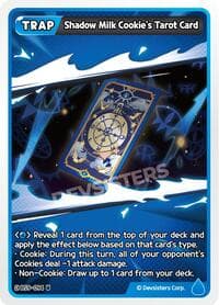 Shadow Milk Cookie's Tarot Card - A Game of Truth and Deceit - CookieRun: Braverse TCG card