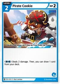 Pirate Cookie - Starter Deck Assortment 1 - CookieRun: Braverse TCG card