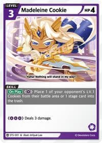 Madeleine Cookie - Starter Deck Assortment 1 - CookieRun: Braverse TCG card