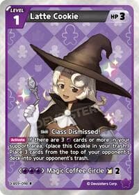 Latte Cookie (Ver. 1) - A Game of Truth and Deceit - CookieRun: Braverse TCG card