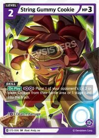 String Gummy Cookie - Starter Deck Assortment 1 - CookieRun: Braverse TCG card