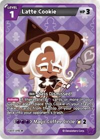 Latte Cookie (Ver. 2) - A Game of Truth and Deceit - CookieRun: Braverse TCG card