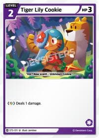 Tiger Lily Cookie - Starter Deck Assortment 1 - CookieRun: Braverse TCG card