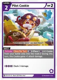 Pilot Cookie - Starter Deck Assortment 1 - CookieRun: Braverse TCG card