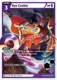 Rye Cookie - Starter Deck Assortment 1 - CookieRun: Braverse TCG card