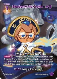 Blueberry Pie Cookie (SEC) - A Game of Truth and Deceit - CookieRun: Braverse TCG card