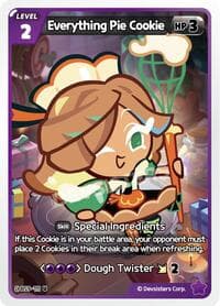 Everything Pie Cookie - A Game of Truth and Deceit - CookieRun: Braverse TCG card