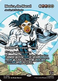 Monica, the Marvel - Aurelia, the Warleader (Borderless) - Marvel Universe Eternal-Legal - Magic: The Gathering card