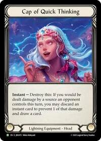 Cap of Quick Thinking - JDG072 - Flesh and Blood: Promo Cards - Flesh and Blood TCG card