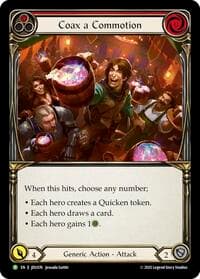 Coax a Commotion - JDG076 - Flesh and Blood: Promo Cards - Flesh and Blood TCG card