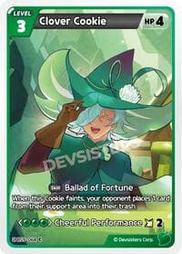 Clover Cookie (Ver. 2) - A Game of Truth and Deceit - CookieRun: Braverse TCG card