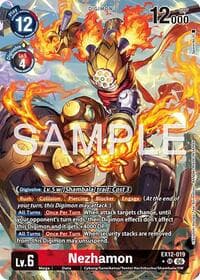 Nezhamon (Alternate Art) - Digital World Shambala - Digimon Card Game card