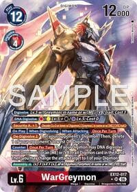 WarGreymon (Alternate Art) - Digital World Shambala - Digimon Card Game card