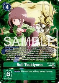 Ruli Tsukiyono (Alternate Art) - Digital World Shambala - Digimon Card Game card