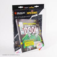 Magic: The Gathering Marvel Superheroes Zip-Up Album 18-Pocket (Doctor Doom) - GameGenic Storage Albums - Storage Albums card